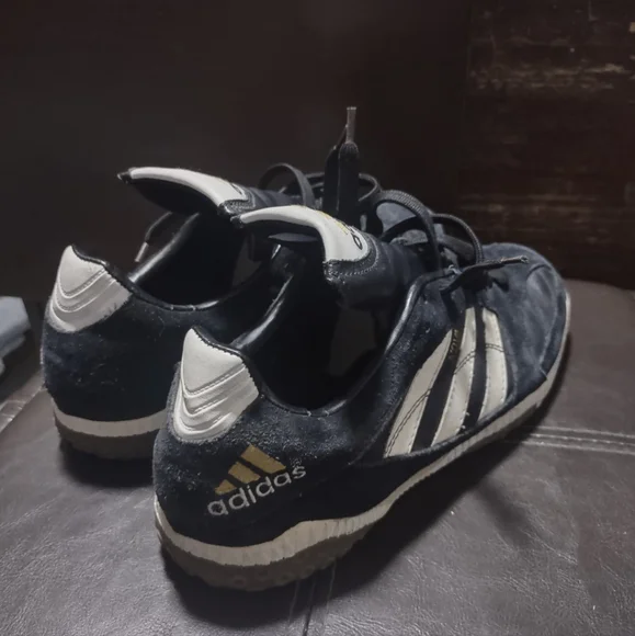 Adidas Indoor Shoes Vintage Men's Black Sneakers - Picture 5 of 8